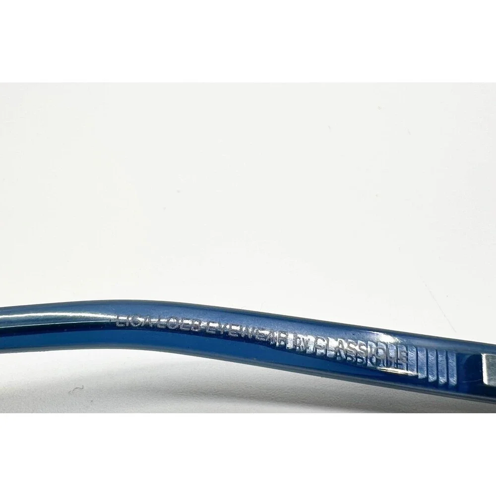 Lisa Loeb Eyewear Glasses Womens Blue Sky Ice Cream 15 Cat Eye 49-15-130